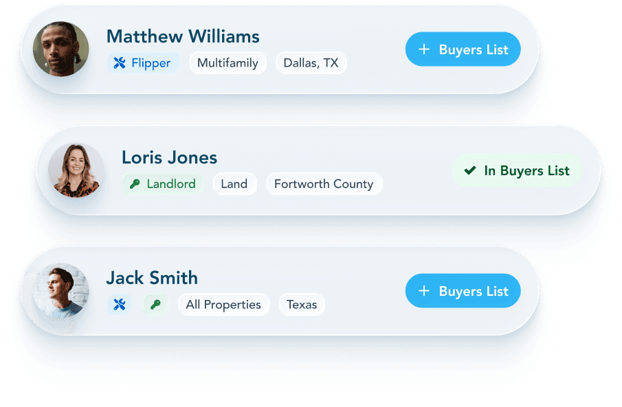 Add top buyers to your Buyers List